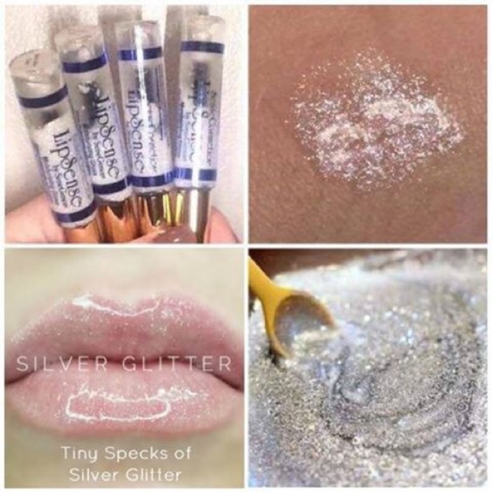 Silver Glitter Gloss